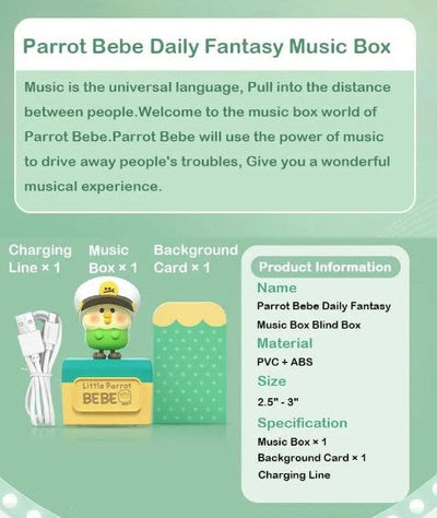 [MOETCH TOYS] Little Parrot Bebe: Daily Fantasy Music Box Series Blind Box